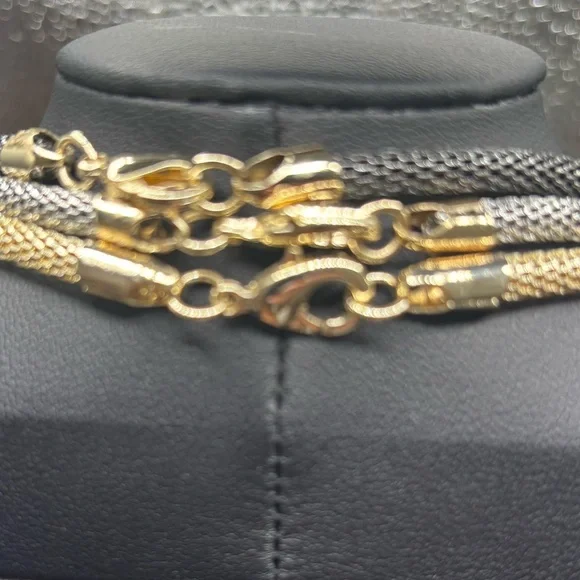 Elegant Gold and Silver Necklace 100 Each